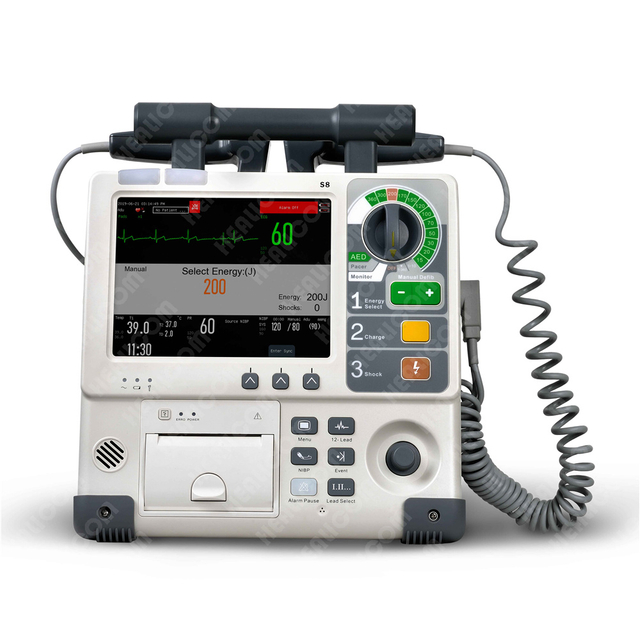 S8 Màn hình khử rung tim tự động AED bên ngoài khẩn cấp di động