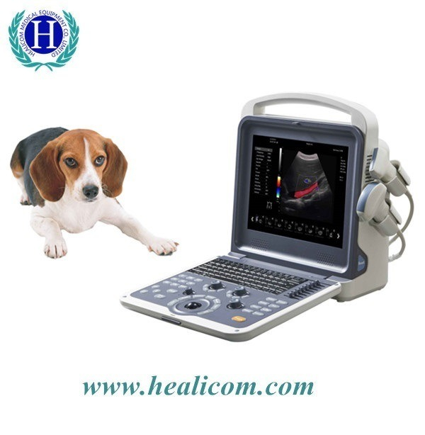 Chẩn đoán y tế HVET-10 Máy quét siêu âm di động Doppler màu kỹ thuật số đầy đủ HVET-10